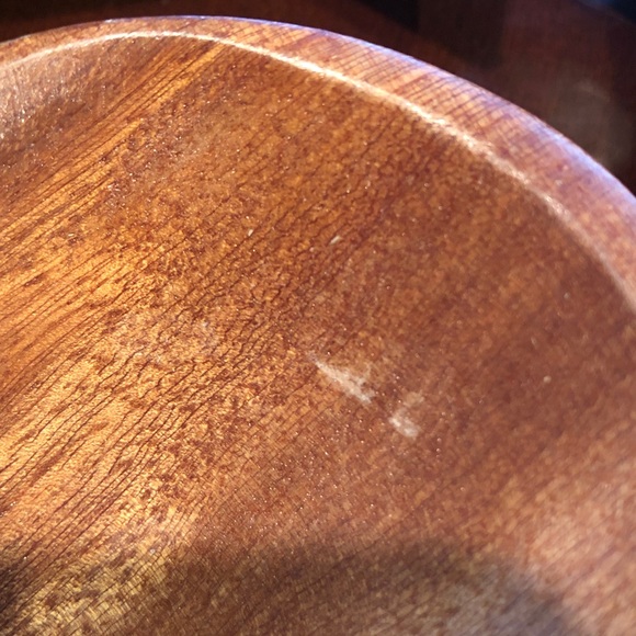 MCM Wooden Pineapple-Shaped Serving Bowls set of 3 - Picture 12 of 16